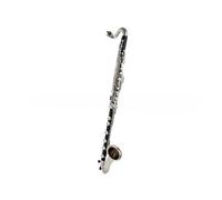 Clarinete Clarinete Bajo Plateado Que Toca El Bajo En C