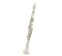 Clarinete Clarinete Bb Clarinete Profesional Para Conciertos Clarinete De 17 Teclas Con Kit De Clarinete Cañas Accesorios(White)