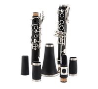 Clarinete Clarinete De Ébano Niquelado Plateado Instrumento Profesional De Viento Para Banda(Nickel-plated clarinet)