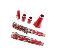 Clarinete Clarinete plateado de concierto 17 teclas afinación en Si bemol