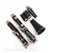 Clarinete Clarinete Professional Ebonita Cuerpo Níquel Clave Clave BB Key 17 Funda Clave Clarinete Profesional