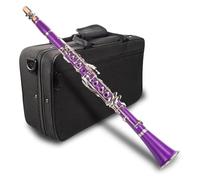 clarinete Clarinete Púrpura Clarinete Sib Clarinete ABS Cuproníquel Chapado En Níquel 17