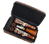 Clarinete Con Cuerpo De Secoya Instrumento De Clarinete Con 17 Teclas En Tono Bb Teclas Plateadas Con Caja De Almacenamiento