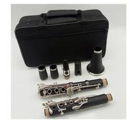Clarinete Con Cuerpo De Tubo De Baquelita Mate Clarinete En Tono Sib Para Estudiantes Con Boquilla Y Estuche
