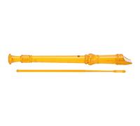 Clarinete de 8 orificios en ABS transparente port til instrumento de viento agudo con varilla verde fluorescente ORANGE ideal para principiantes e intermedios incluye manual de usu