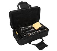 Clarinete de Baquelita en Tono B Descendente de 17 Teclas en Mi Bemol con Limpieza de LengüetasClarinet Key 38 × 23 × 13 Clarinete de Baquelita en Tono B Descendente de 17 Teclas