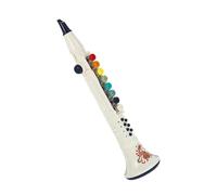 Clarinete de juguete para niños - juguete educativo temprano objeto de aprendizaje musical volumen ajustable | Instrumento de viento portátil para niñas y niñas regalo para el hogar, escuela, clases