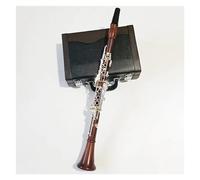 Clarinete De Secoya De 17 Teclas, Tono Sib, Teclas Plateadas, Cuerpo De Madera Maciza, Clarinete Con Estuche De Almacenamiento Clarinete Para Principiantes