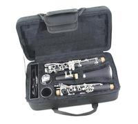 Clarinete De Tono Bb De 17 Teclas, Cuerpo De Tubo De ABS, Clarinete De Teclas De Níquel Chapado Con Estuche De Transporte Y Caña Clarinete Para Principiantes