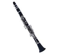Clarinete en mi bemol 17 cuerpo de baquelita niquelado instrumento de viento de madera agudos pequeños Instrumentos De Clarinete