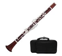 Clarinete en miniatura 18 llaves BB Clarinete cuerpo de palisandro Válvulas plateadas con estuche