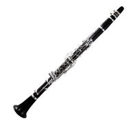 Clarinete en miniatura Clarinete Falling Tune B Clarinete Madera Tubo de clarinete de ébano 17 teclas Cuerpo de tubo de clarinete fácil de mantener