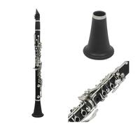 Clarinete en miniatura Clarinete Profesional 17 Key Bb Instrumentos Musicales Clarinete Con Gabinete Negro Clarinete Tubo de Baquelita