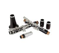 Clarinete en miniatura Clarinete profesional de ébano Falling Tune B 17 Clarinete de madera maciza de cobre plateado clave