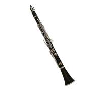 Clarinete en miniatura muestra un aspecto elegante Bb Clarinete 17 teclas B instrumentos musicales planos tubo de baquelita niquelado clarinete