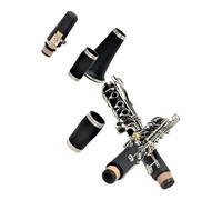 Clarinete en miniatura Negro caucho duro baquelita Bb clave clarinete tono dulce