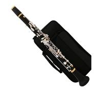 clarinete en miniatura profesional granadille ébano madera Bb soprano 19 clave clarinete plateado llaves con estuche