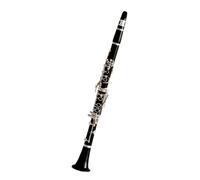 Clarinete en miniatura Profesional Un clarinete ébano plateado Buen material buena tecnología control de calidad de sonido