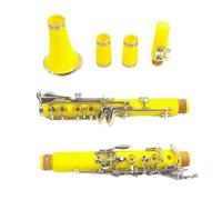 Clarinete En Si Bemol Profesional De 17 Teclas Color ABS Instrumento Musical Clarinete Para Adultos(7)