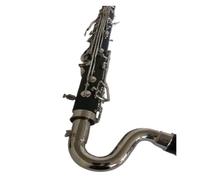 clarinete en Sib Bonito clarinete bajo Bb teclas 26 teclas cuerpo ebonizado Niquelado gran tono