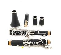 Clarinete En Tono Bb De 17 Teclas, Cuerpo De ABS, Clarinete Con Teclas De Níquel Y Cobre Con Estuche De Transporte Clarinete Para Principiantes