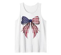 Clarinete Instrumento Clarinetista 4 de Julio Bandera Americana Camiseta sin Mangas