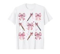 Clarinete Instrumento Clarinetista Chica Coqueta Arco Rosa Mamá Camiseta