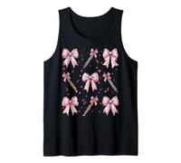 Clarinete Instrumento Clarinetista Chica Coqueta Arco Rosa Mamá Camiseta sin Mangas