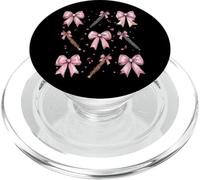 Clarinete Instrumento Clarinetista Chica Coqueta Arco Rosa Mamá PopSockets PopGrip para MagSafe