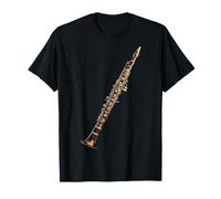 Clarinete Instrumento Musical Ilustración Gráfica Clarinete Camiseta