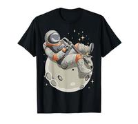 Clarinete Jugador Astronauta Instrumento de Viento Clarinetista Camiseta