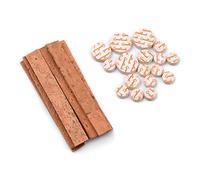 Clarinete Kit de Reemplazo de Corcho 10pcs Corks de la Junta del Cuello y 17 Piezas de Almohadillas con una Bolsa de Almacenamiento de Terciopelo para BB Clarinet (beige y