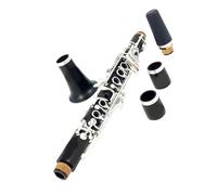 Clarinete ME1 Eb buena calidad de sonido tres opciones Tocando Clarinete(Ebony Silver)