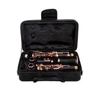Clarinete miniatura BB Clarinete Laca Oro Rosa 17 teclas Clarinete negro sonido más realista y conmovedor