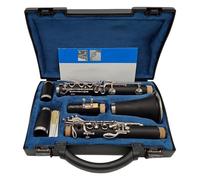 clarinete miniatura Clarinete Bb, clarinetes de baquelita, llave de alpaca, 17 teclas, llave plateada, clarinete de baquelita en tono BB
