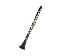 clarinete miniatura Clarinete Bb de madera de ébano instrumentos de viento de madera de granadilla 17 teclas llave chapada en plata clarinete de ébano en tono BB