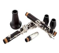 clarinete miniatura Cuerpo de baquelita fagot profesional niquelado/buen sonido 26 teclas llave de níquel plateado clarinete bajo en tono c