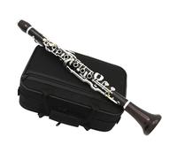 Clarinete miniatura Sonido BB 19 teclas Clarinete de ébano Válvulas de cobre-níquel con estuche