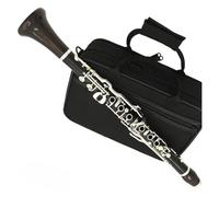 clarinete miniatura tono BB 20 teclas clarinete de ébano llaves plateadas con respuesta rápida buena elasticidad