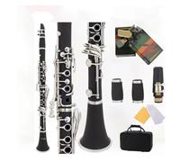 Clarinete musical B-flat de 17 teclas clarinete negro instrumento de viento baquelita clarinete