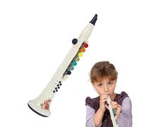 Clarinete para niños - Instrumento musical portátil, máquina de sonido con volumen ajustable, dispositivo de ejercicio para principiantes | Dispositivo de actividad musical para aprendizaje temprano