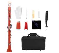 Clarinete para principiantes con llave de cobre y cómodo posicionamiento de dedos, ideal para aprender y conciertos al aire libre, clarinete ergonómico de ABS