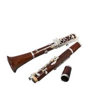 Clarinete para principiantes Instrumento De Examen De Clarinete En Si Bemol Cuerpo De Palisandro Llaves Plateadas(Rosewood with silver)