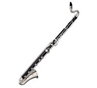 Clarinete Profesional Clarinete bajo en do grave niquelado de caucho duro