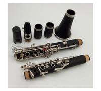 Clarinete Profesional Clarinete De Tono Bb De 17 Teclas, Clarinetes De Baquelita, Llave De Alpaca Con Estuche, Boquilla, Accesorios De Cañas