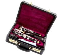 Clarinete Profesional Clarinete En Tono Bb De 17 Teclas, Cuerpo De Tubo De Ébano, Clarinete Con Llave De Alpaca Y Estuche, Boquilla, Cañas