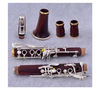 Clarinete Profesional Clarinete Profesional Redwood Tono Bb Cobre-níquel Chapado En Oro Clarinete De 17 Teclas Con Estuche