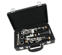 Clarinete Profesional Cuerpo De Tubo De Madera Compuesto, Teclas Plateadas, Clarinete De 18 Teclas, Clarinete En Tono Bb, Instrumento De Viento De Madera