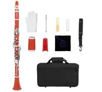 Clarinete profesional para principiantes con tubos ajustables y teclas ergonómicas ABS, ideal para estudiantes e intérpretes o ejecutantes, clarinete italiano