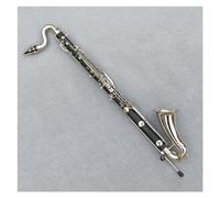 Clarinete Profesional Teclas Plateadas Clarinete Bajo Tono Bb Cuerpo De Baquelita Instrumento De Clarinete Con Caja De Almacenamiento